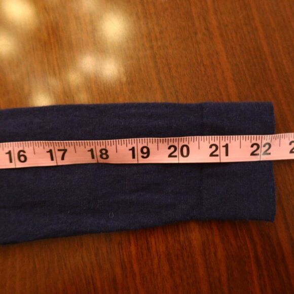 COS sweater dress tunic navy blue 100% wool 100% silk collar long sleeve S flaw - Picture 7 of 12